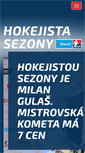 Mobile Screenshot of hokejistasezony.cz