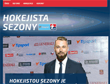 Tablet Screenshot of hokejistasezony.cz